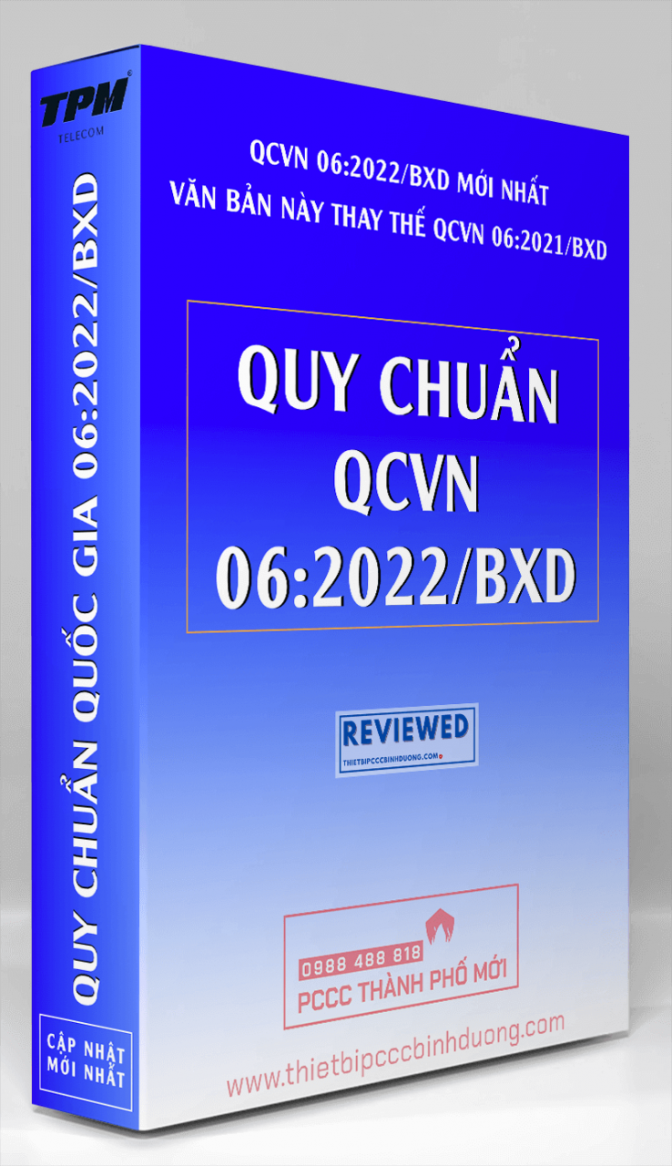 Quy chuẩn sửa đổi 1:2023 QCVN 06:2022/BXD Về an toàn cháy cho nhà và công trình